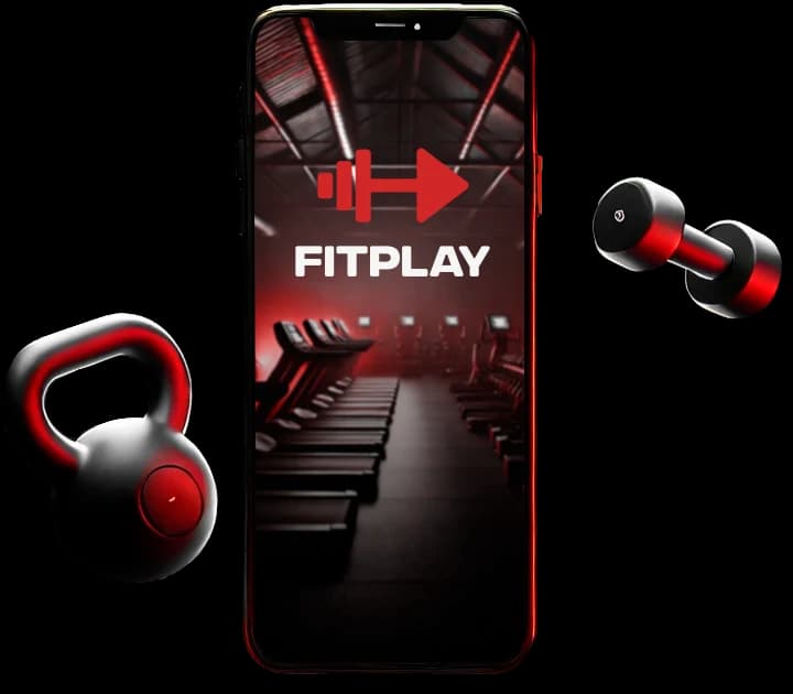 App FitPlay em uso